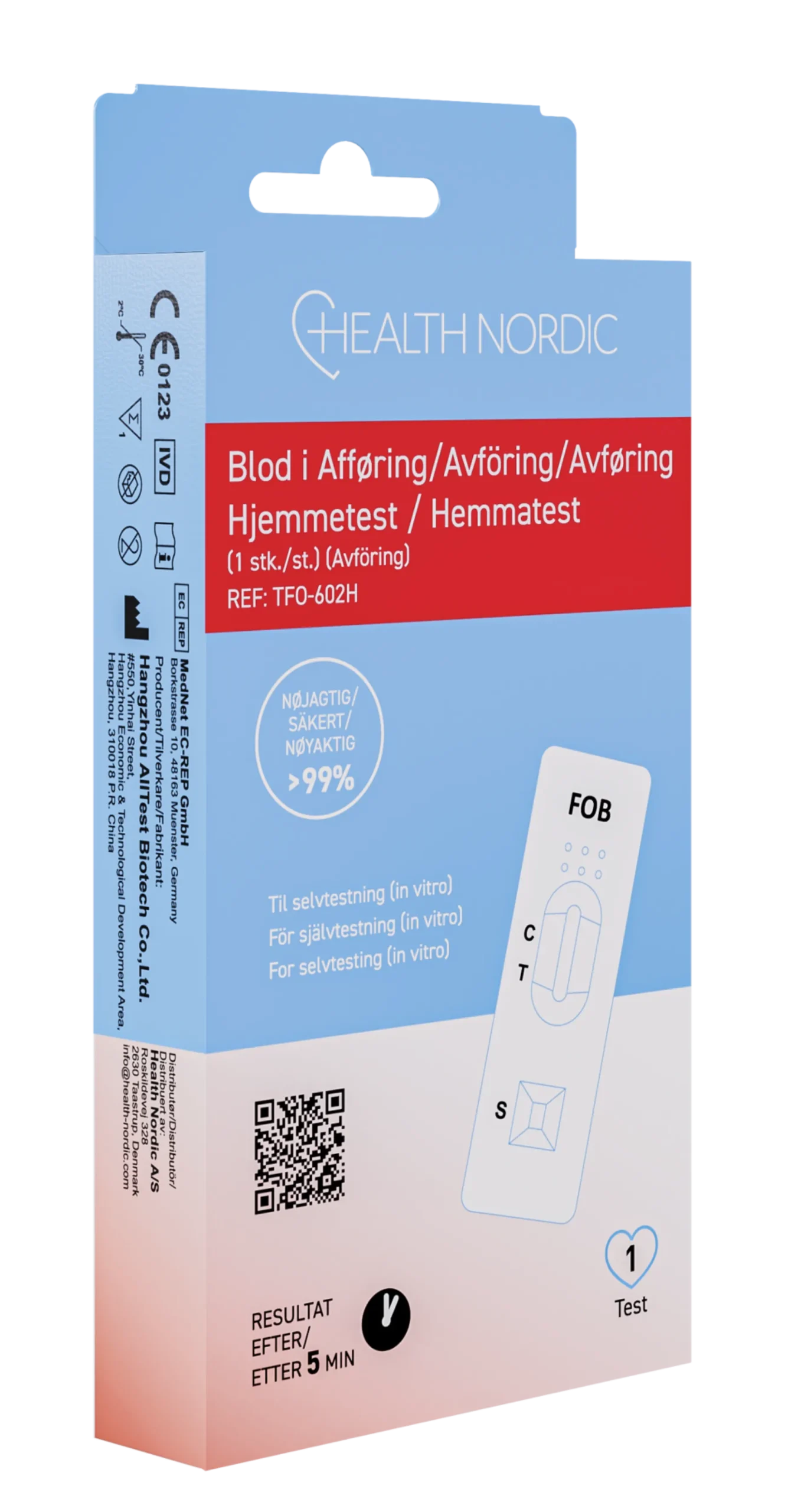 Health Nordic Blod i Avföring Hemtest 1 st