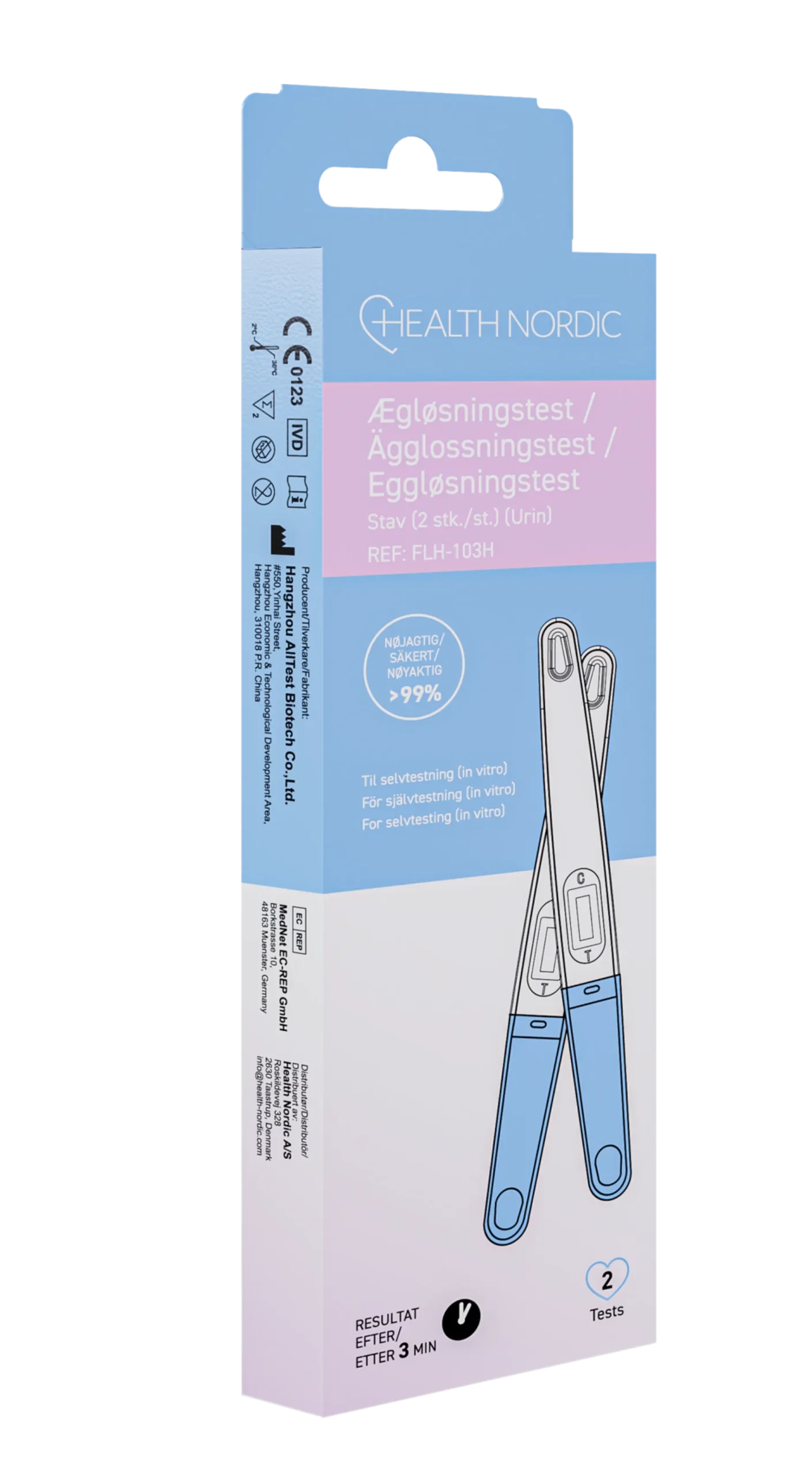 Health Nordic Ägglossningstest Sticka 2 st