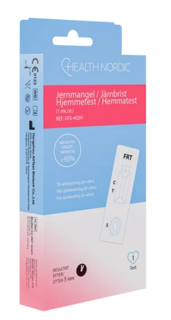 Health Nordic Järnbrist Hemtest 1 st