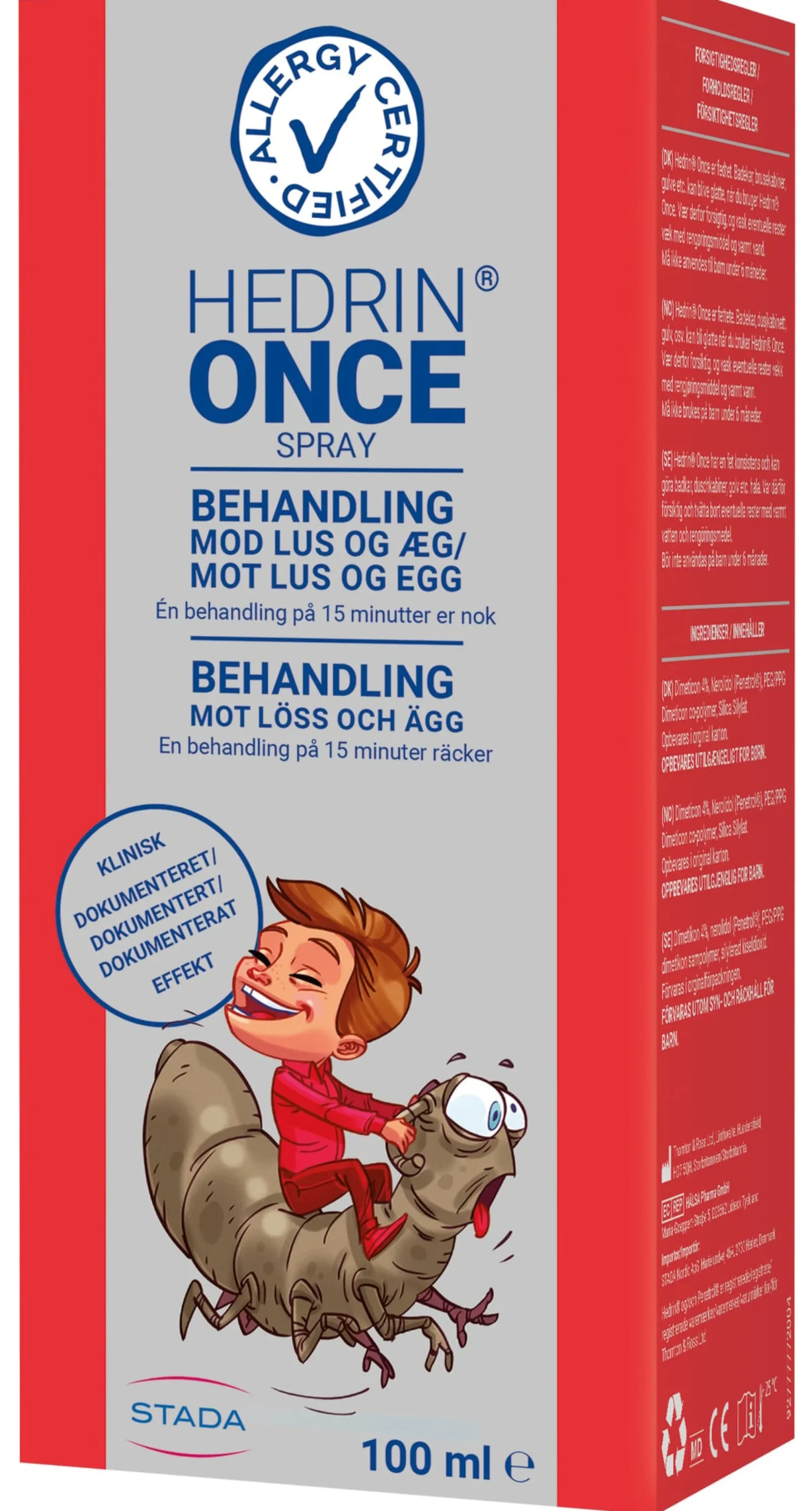 Hedrin Once Lusmedel 100 ml