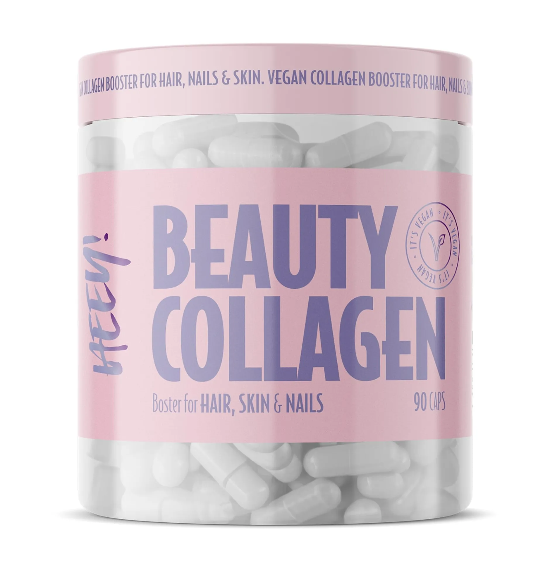 Heey! Beauty Collagen + Hyaluronsyra 90 kapslar