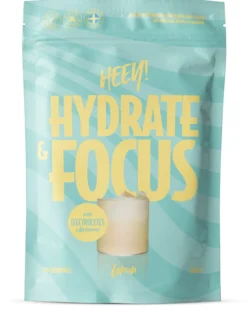 Heey! Hydrate & Focus Elektrolyter + Lions Mane Lemon 240g