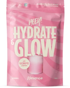 Heey! Hydrate & Glow Elektrolyter + Coll-egan® Vattenmelon 240g