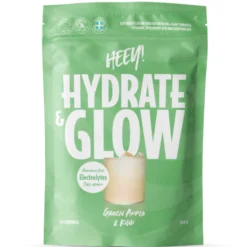 Heey! Hydrate & Glow Elektrolyter + Coll-egan® Grönt Äpple & Kiwi 240 g