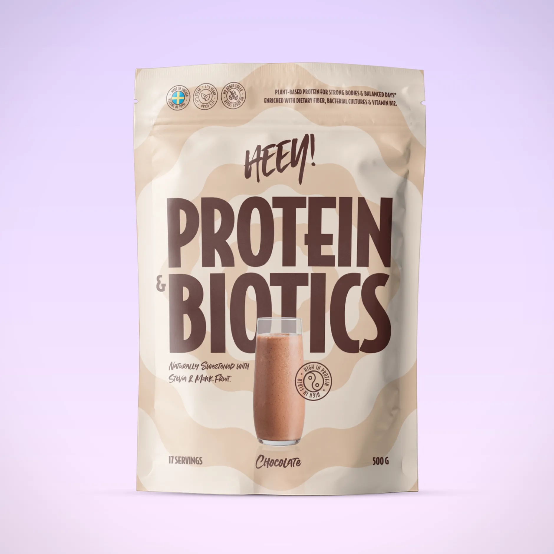 Heey! Protein & Biotics Chocolate 500 g