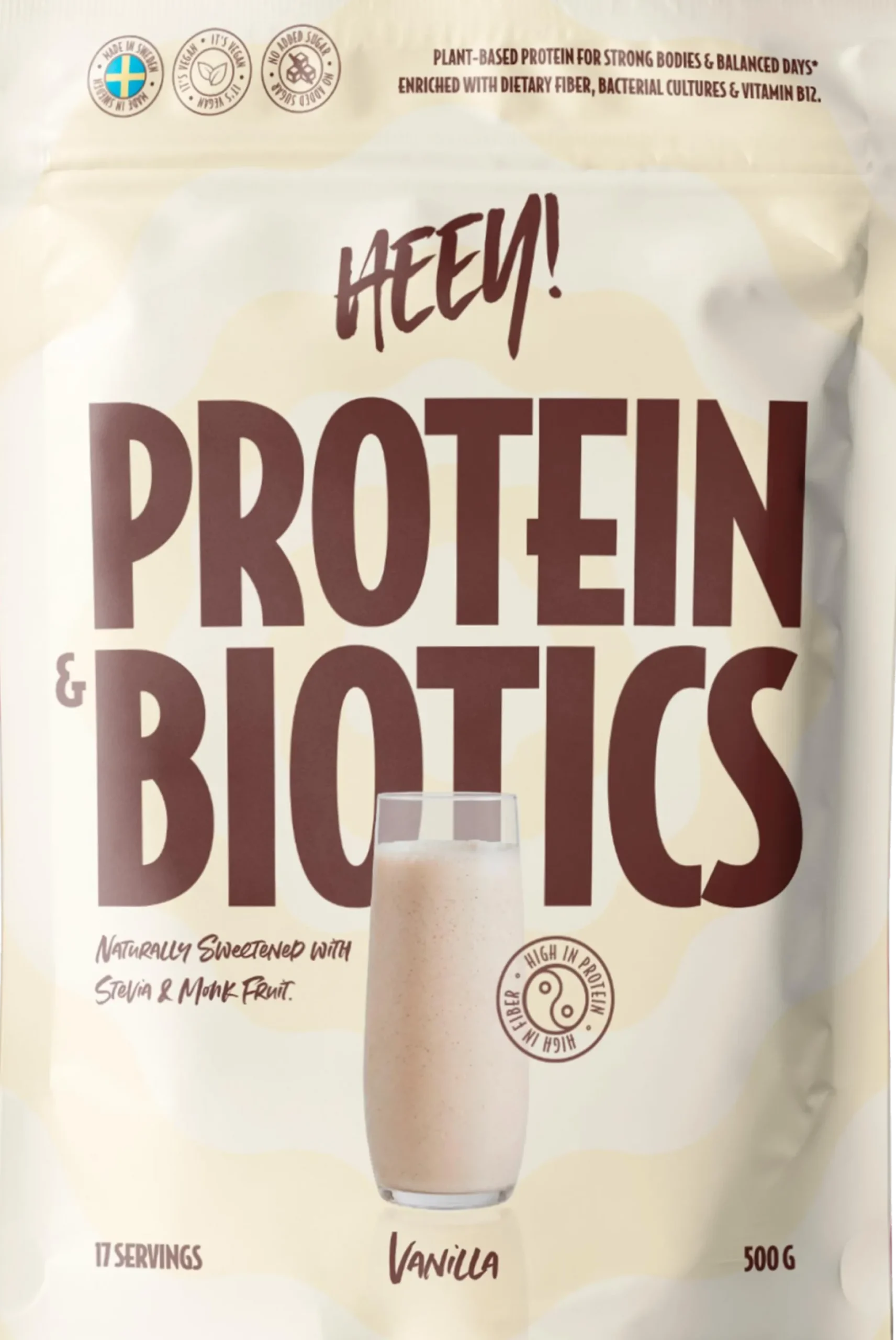 Heey! Protein & Biotics Vanilla 500 g
