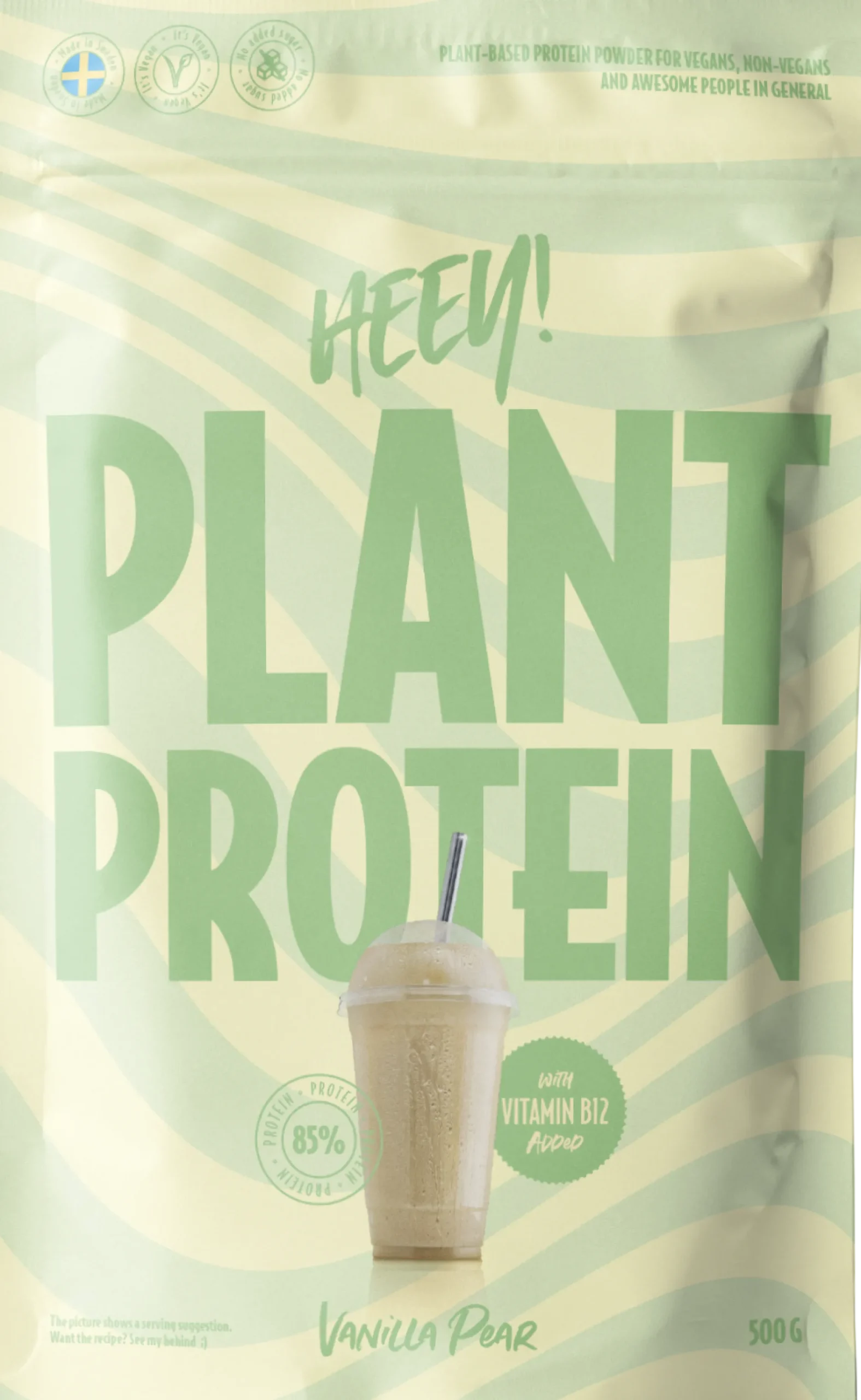 Heey! Veganskt Protein Päron Vanilj 500g
