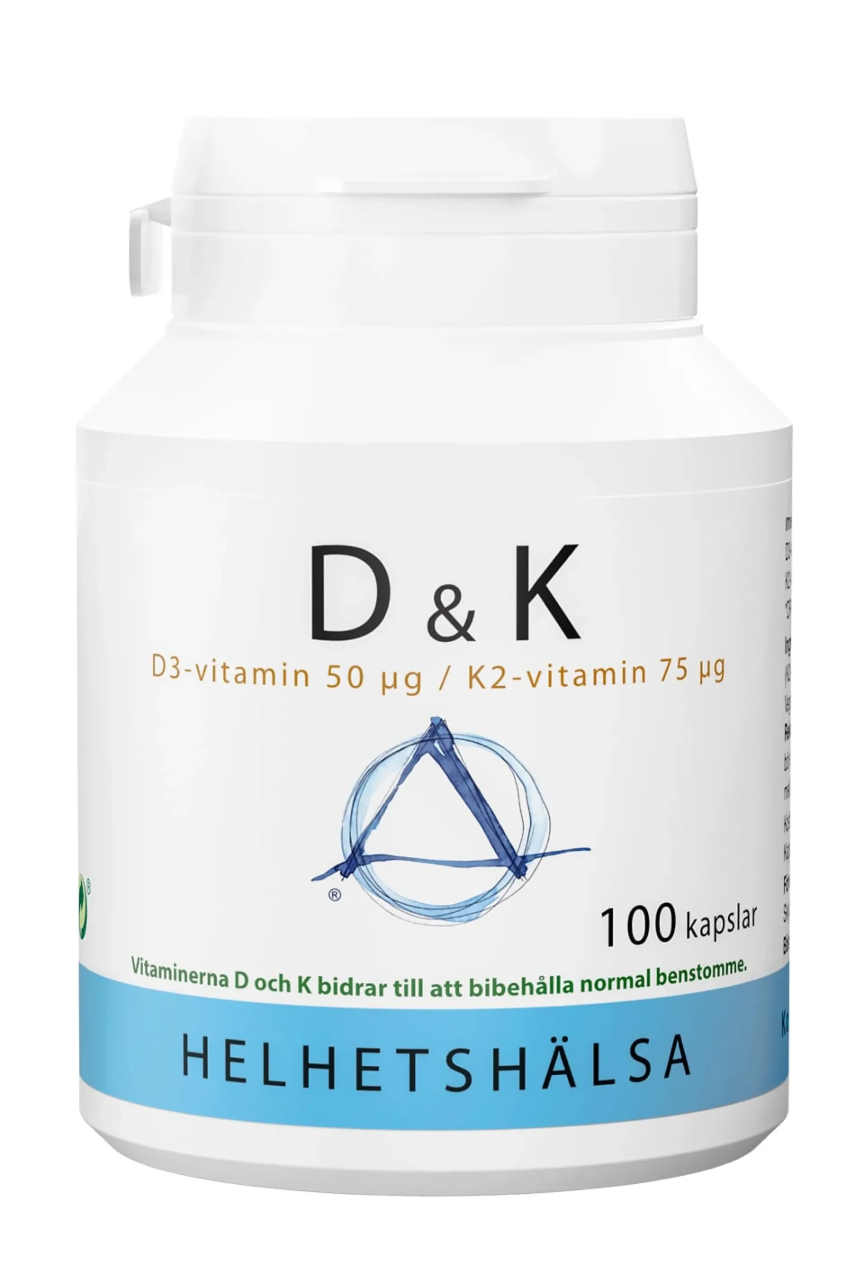 Helhetshälsa D & K 100 kapslar