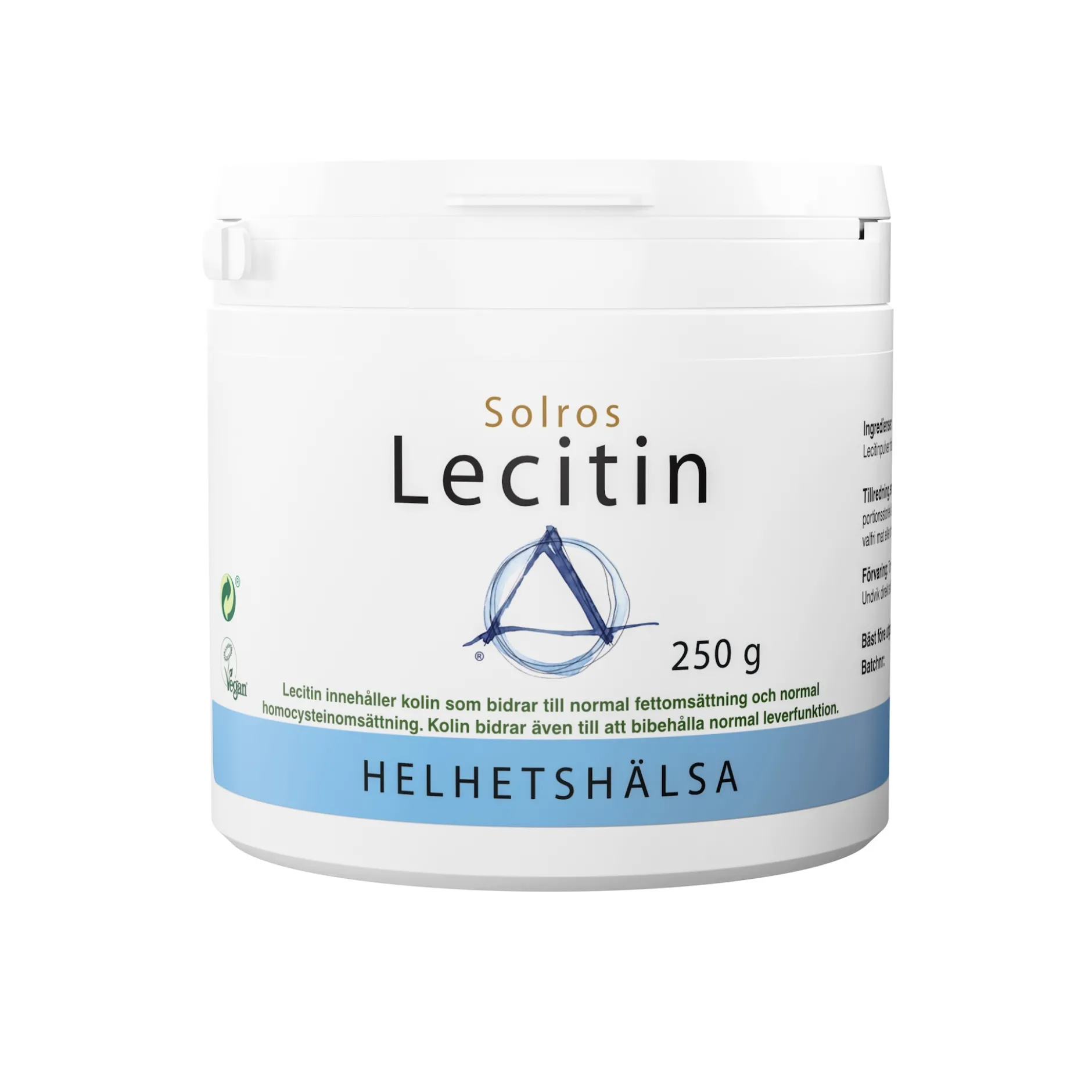 Helhetshälsa Lecitin från solros 250 g