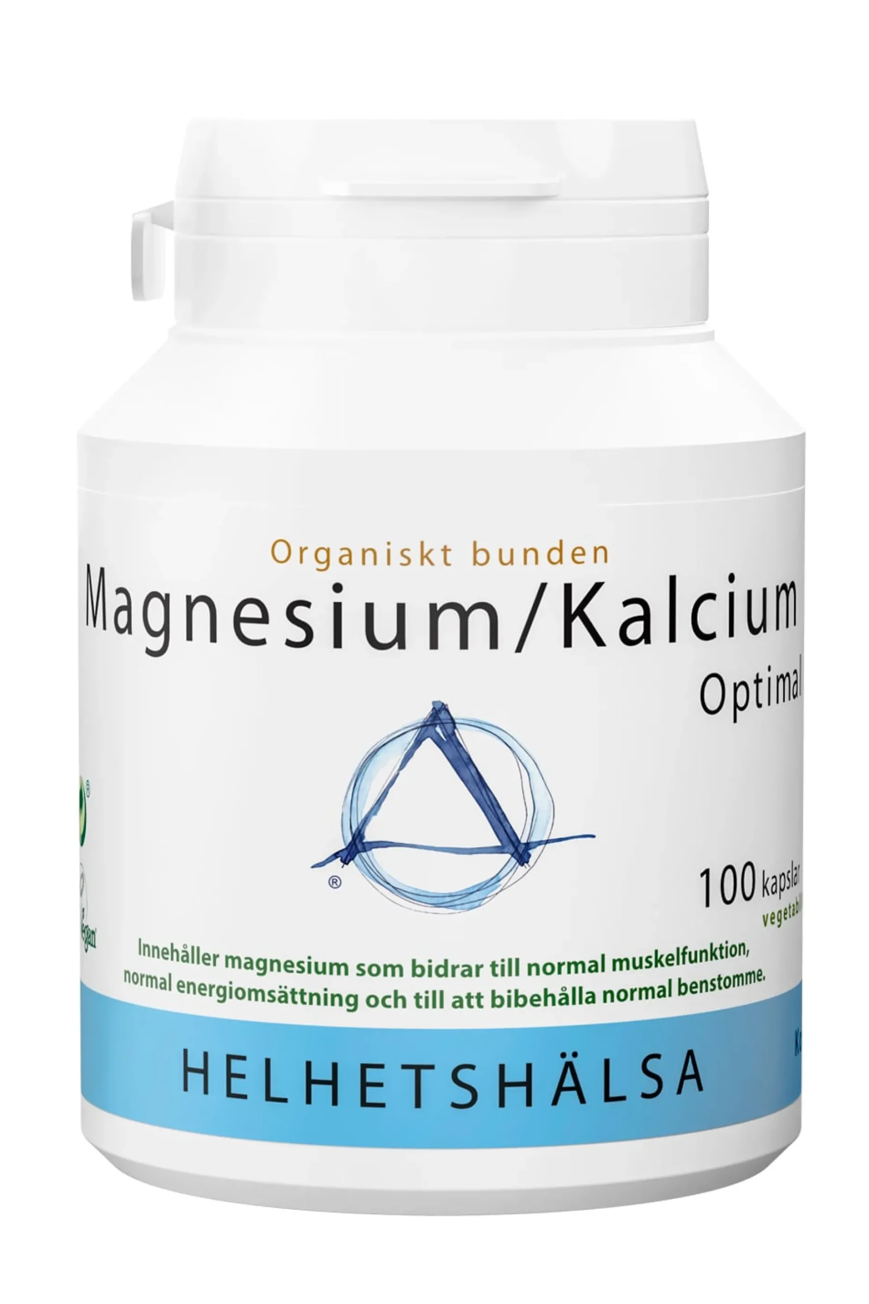 Helhetshälsa Magnesium/KalciumOptimal 100 kapslar
