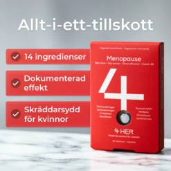 4Her Menopause Kosttillskott 60 tabletter