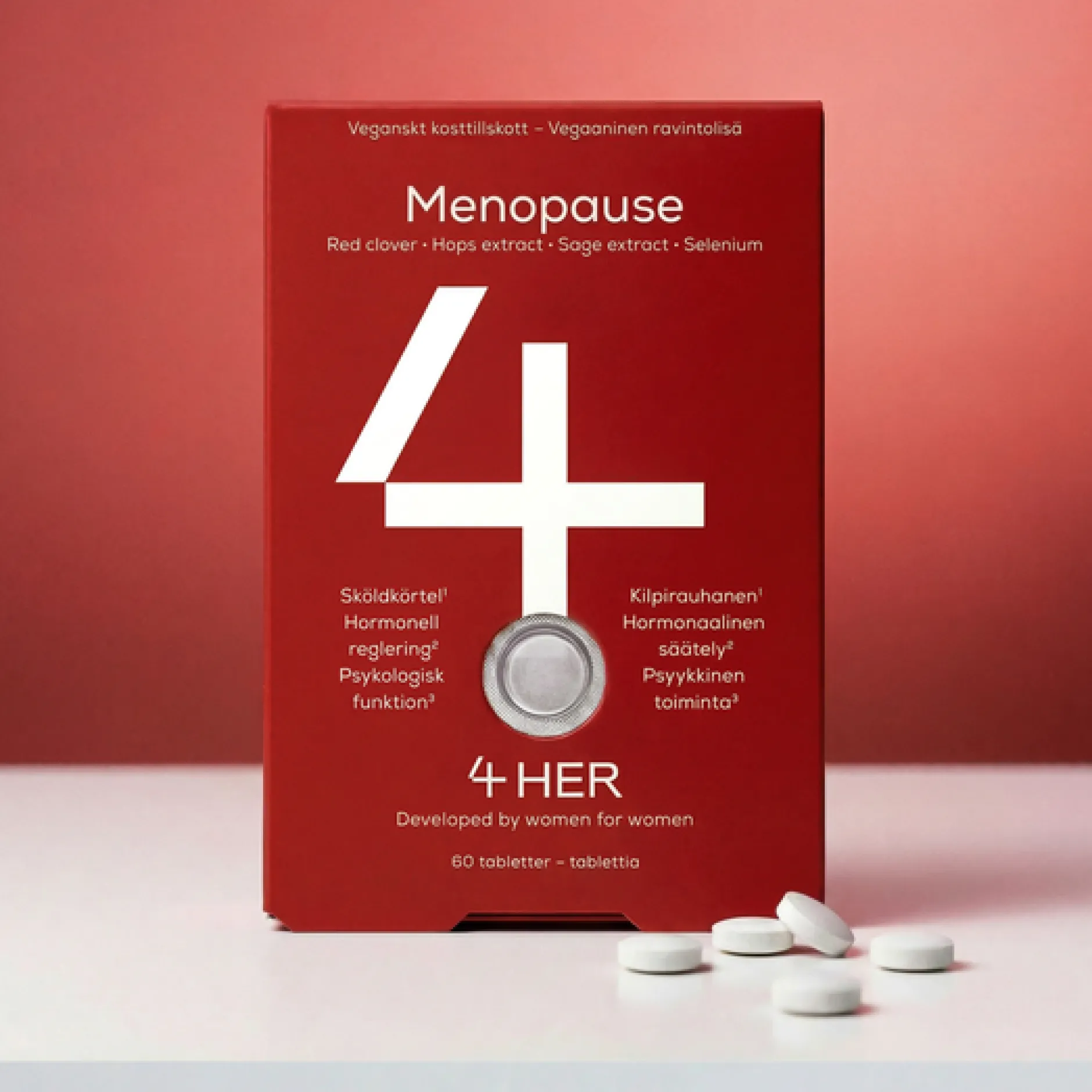 4Her Menopause Kosttillskott 60 tabletter