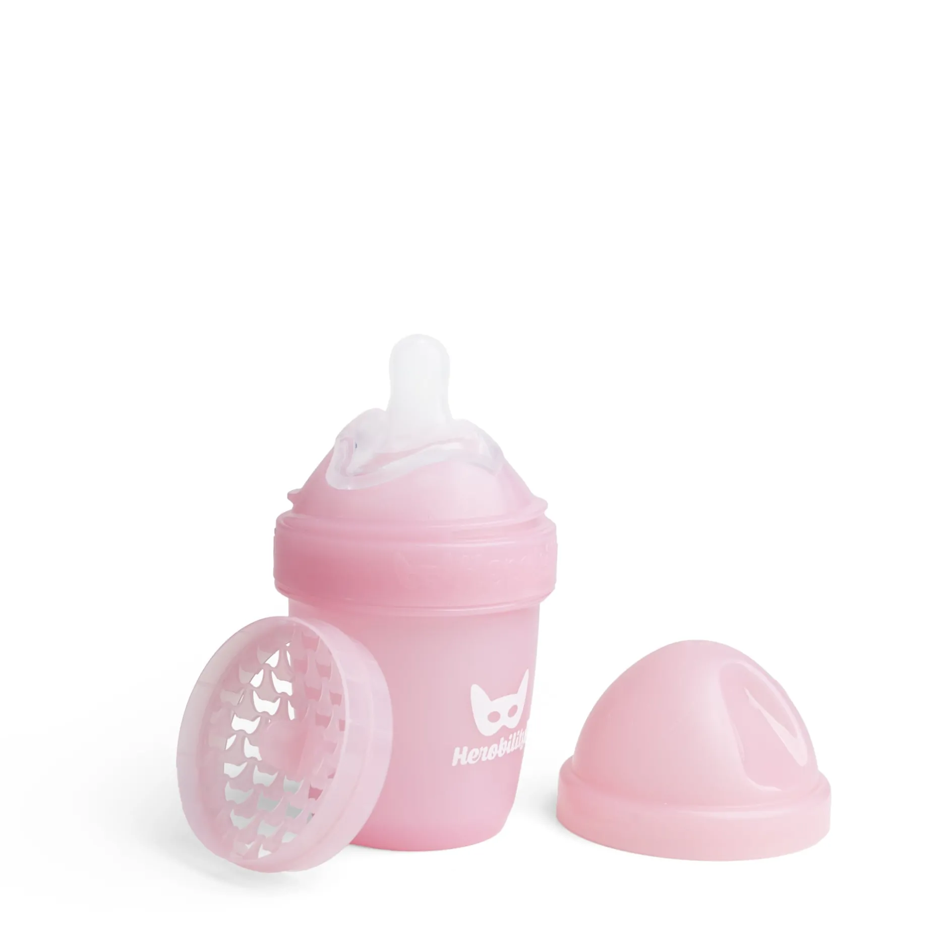 Herobility Baby Bottle 140ml Pink
