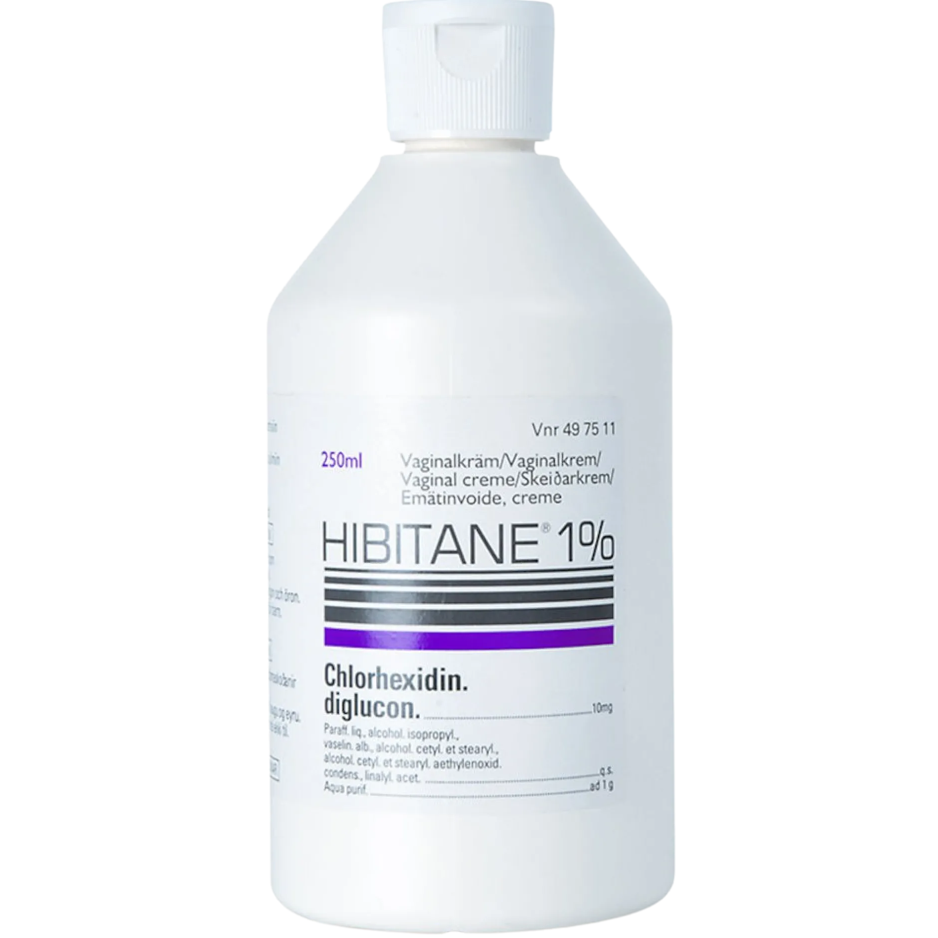 Hibitane 1% Vaginalkräm 250 ml