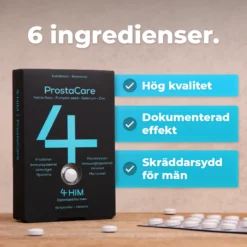 4Him ProstaCare Kosttillskott 60 tabletter