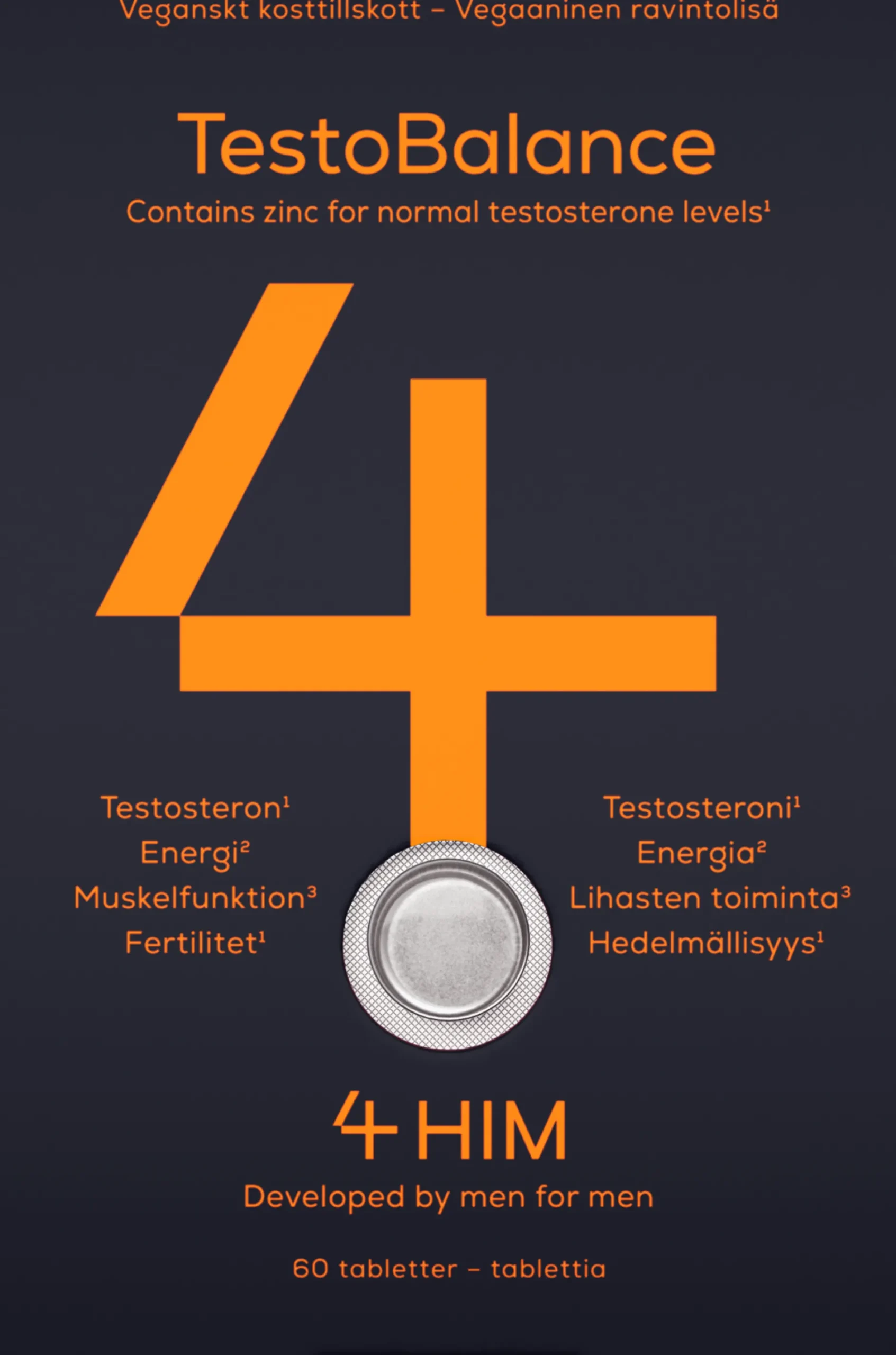 4Him TestoBalance 60 Tabletter