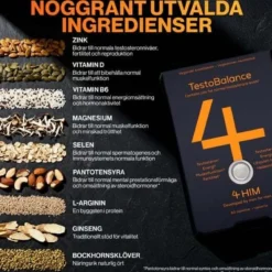 4Him TestoBalance 60 Tabletter