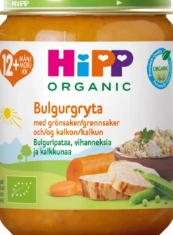 Hipp Bulgur med Grönsaker & Kalkon 12 månader 250 g