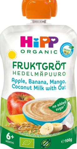HiPP Klämmis Gröt Äpple Banan & Mango 100g