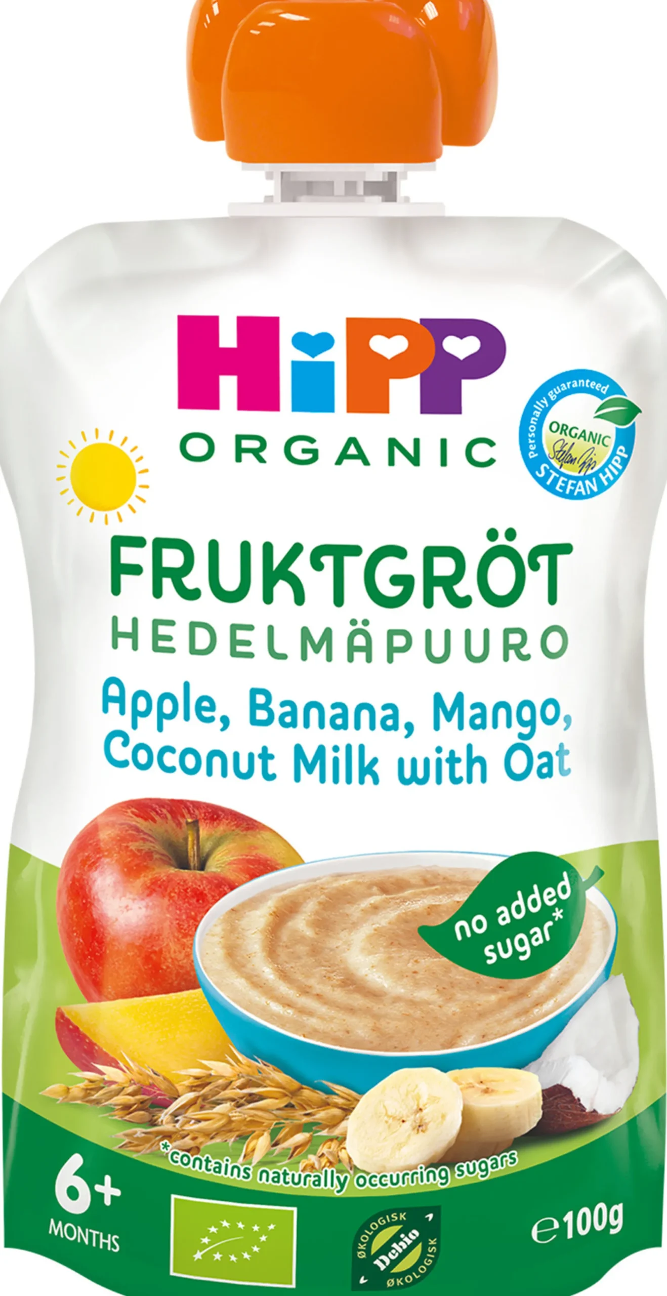 HiPP Klämmis Gröt Äpple Banan & Mango 100g