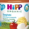 HiPP Spagetti, tomat och mozzarella 8+ månader 190g