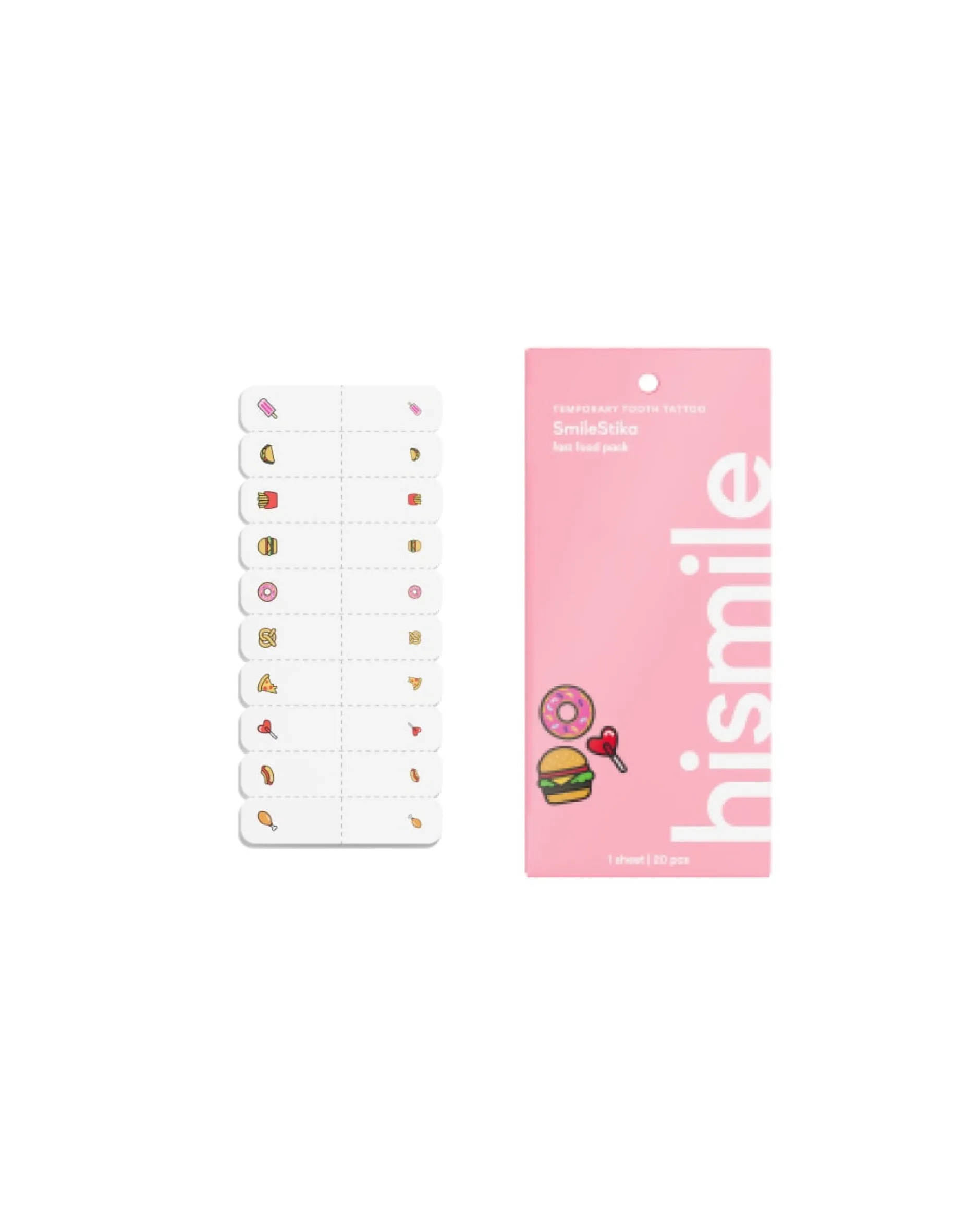 Hismile - SmileStika Fast Food Pack - 20 pcs