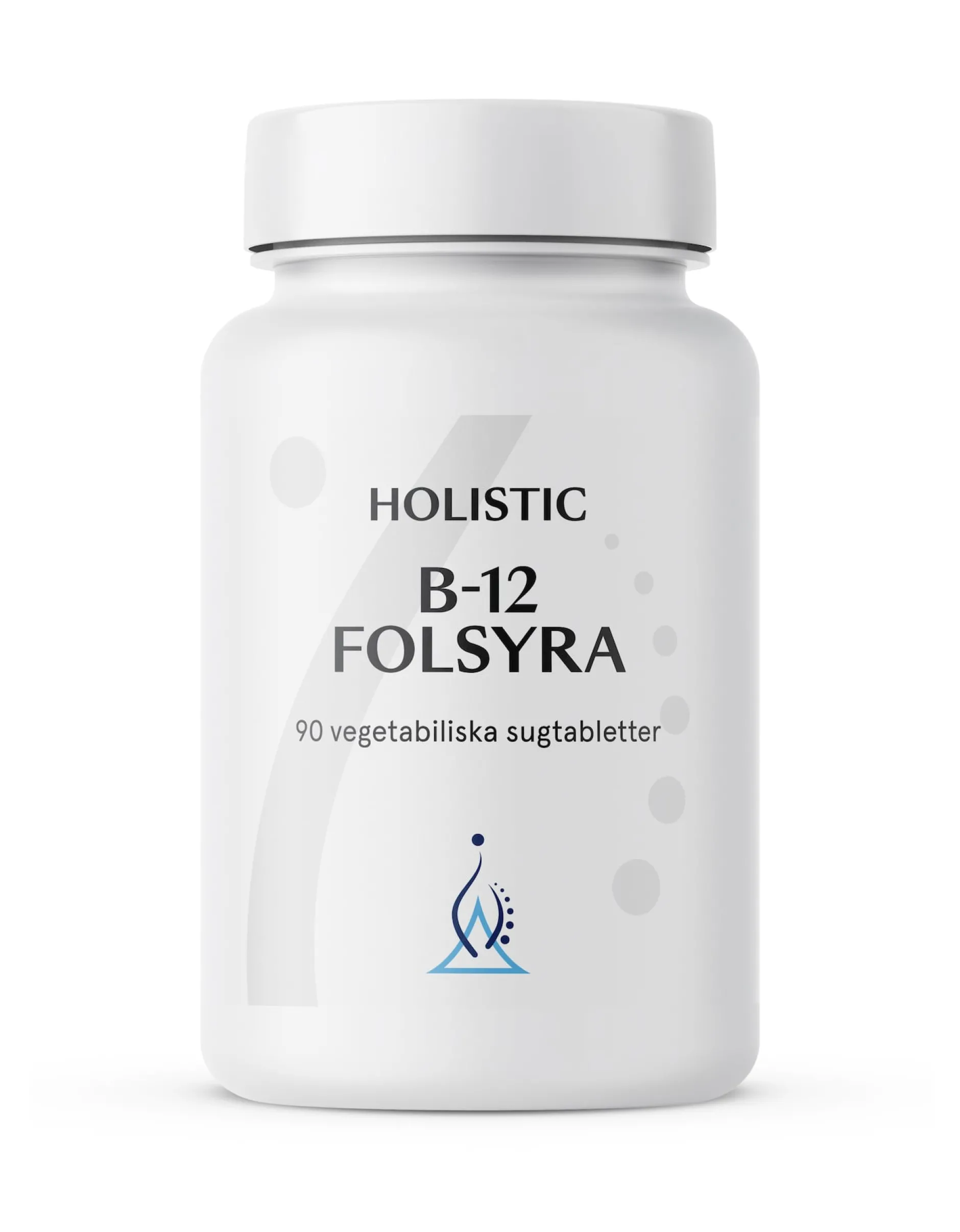 Holistic B-12 Folsyra 90 vegetabiliska sugtabletter