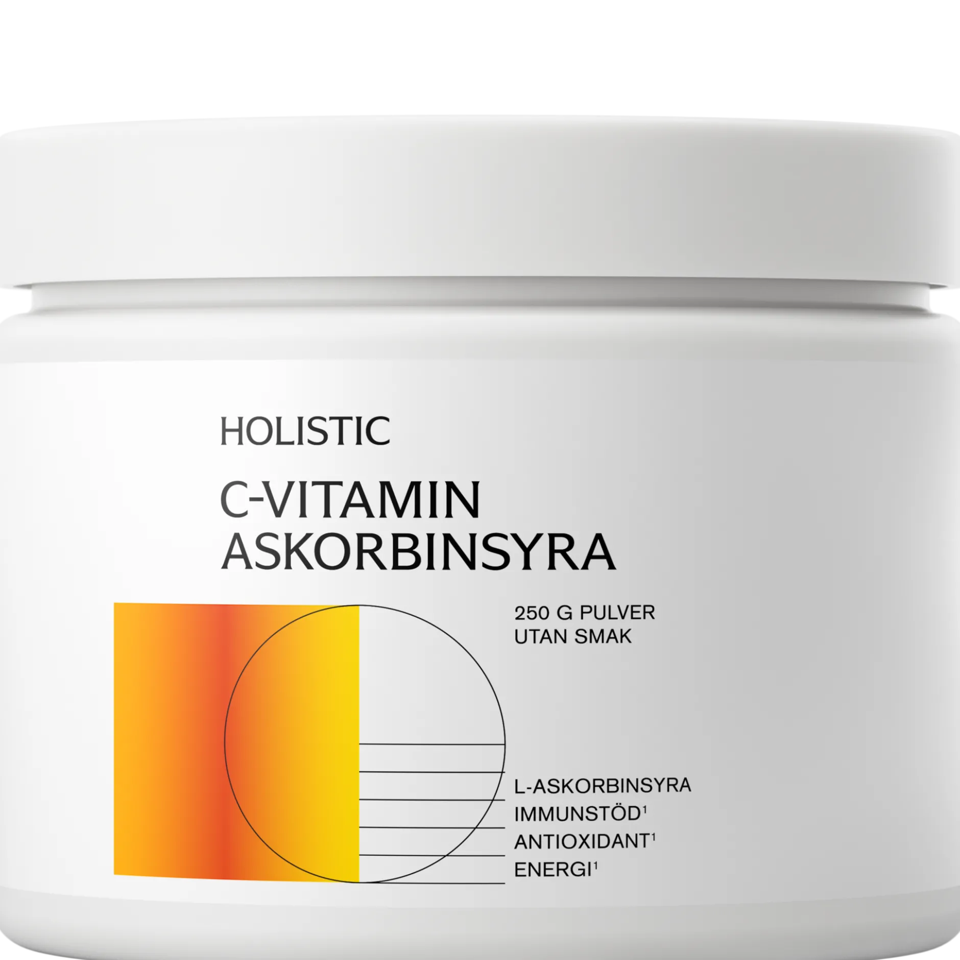 Holistic C-vitamin Askorbinsyra 250 g