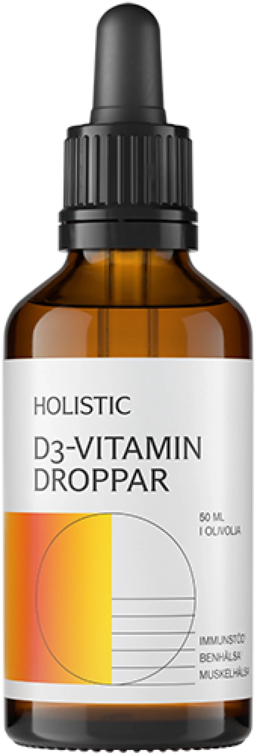 Holistic D3-vitamindroppar 50 ml