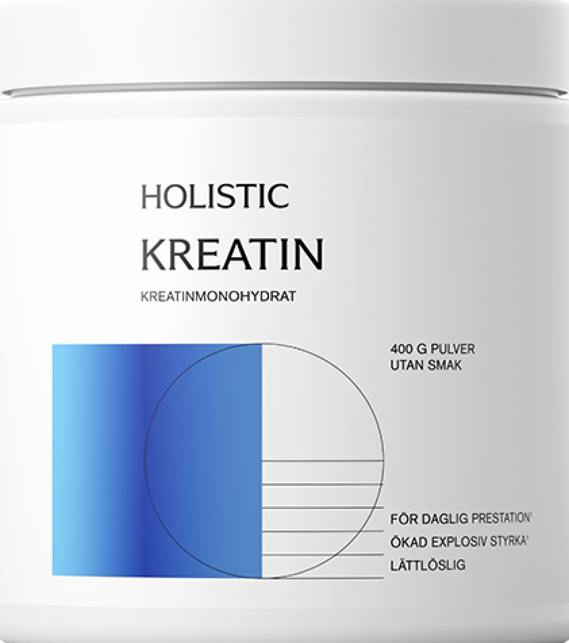 Holistic Kreatin Monohydrat 400g