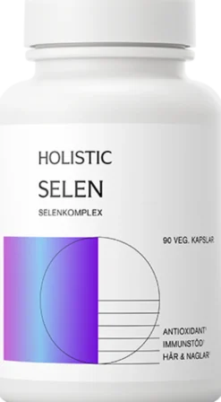 Holistic Selen 200µg 90 vegetabiliska kapslar