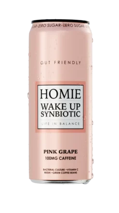 HOMIE Wake Up Synbiotic Pink Grapefruit 330 ml