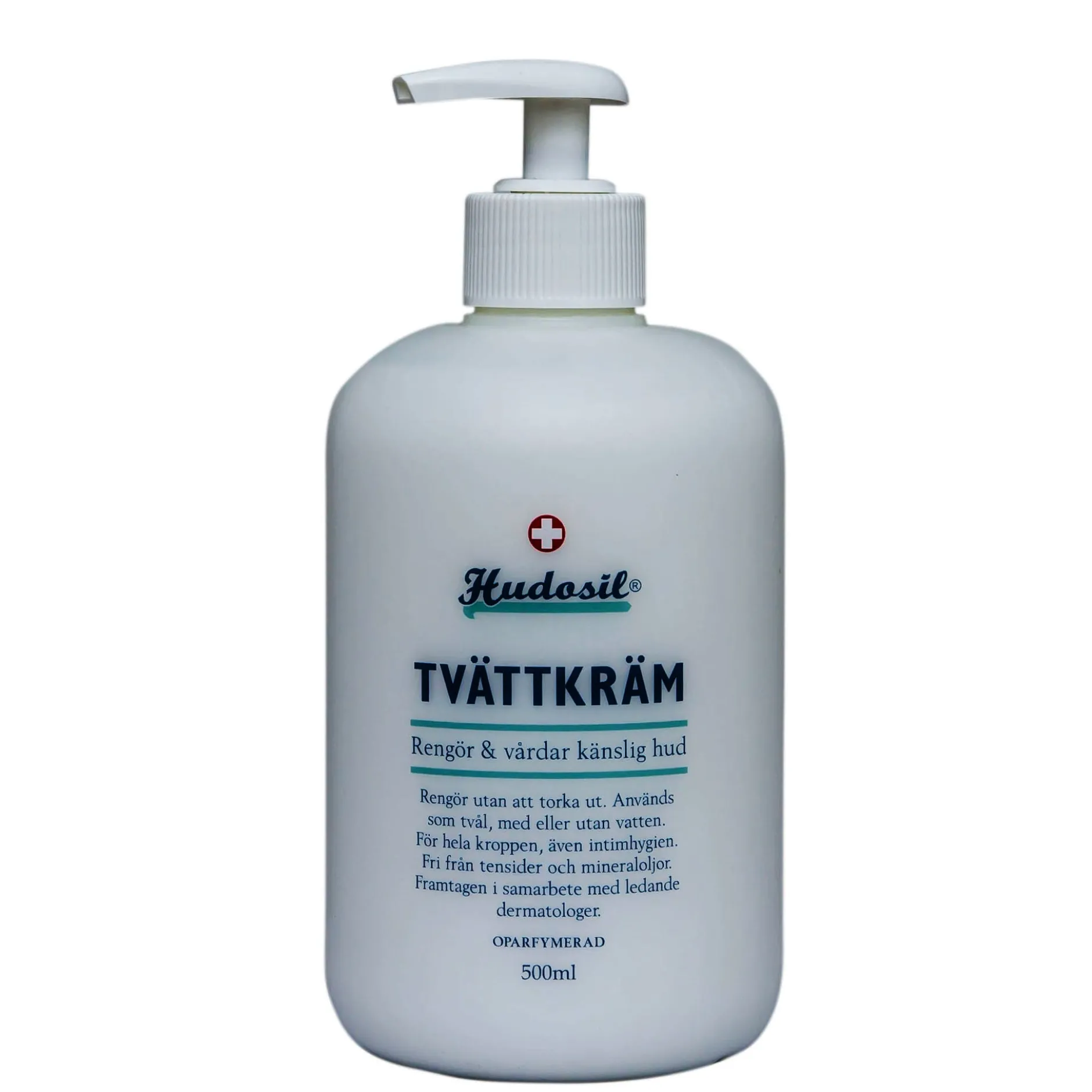 Hudosil Tvättkräm Pumpflaska Oparfymerad 500 ml