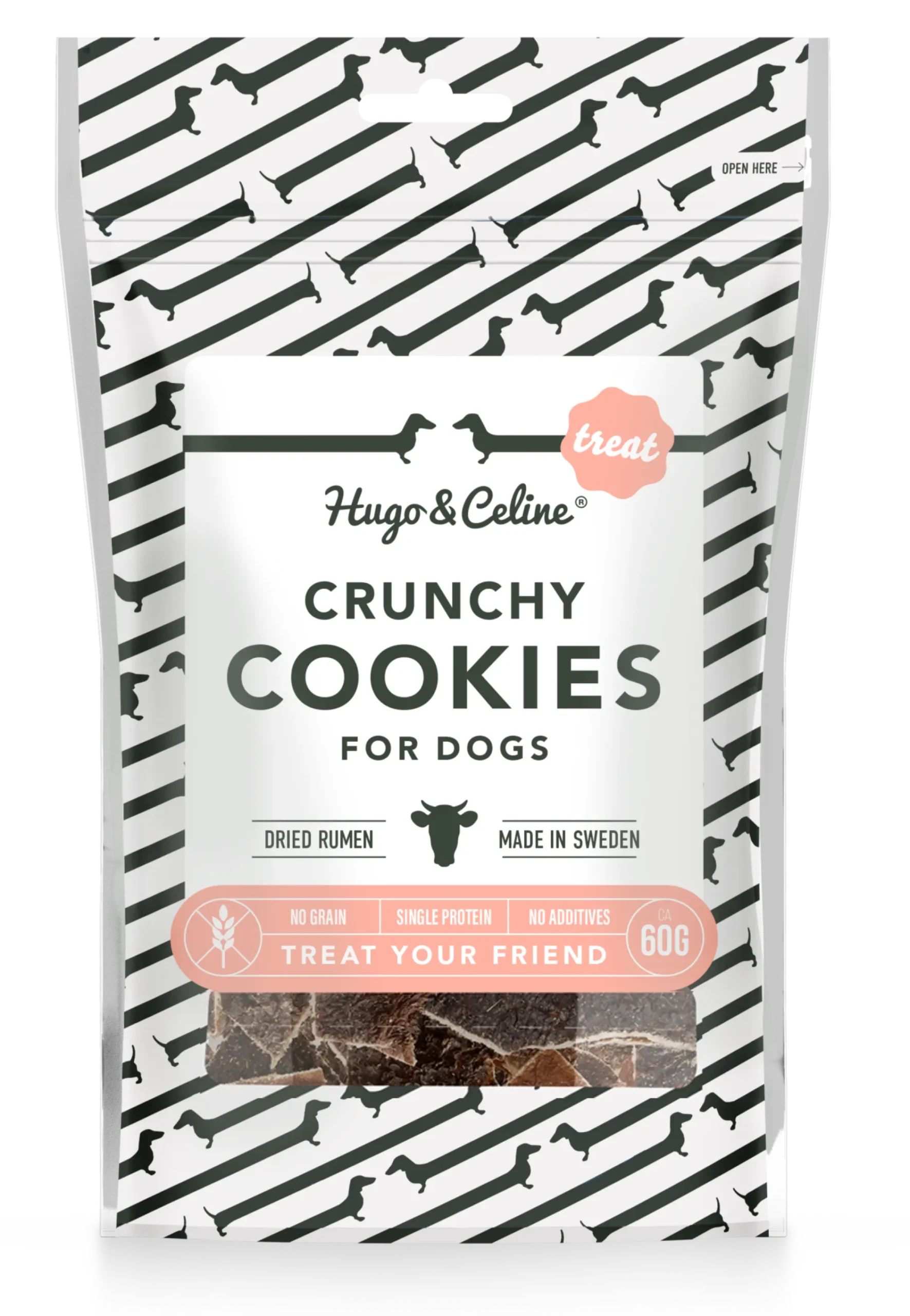 Hugo & Celine Crunchy Cookies 60 g