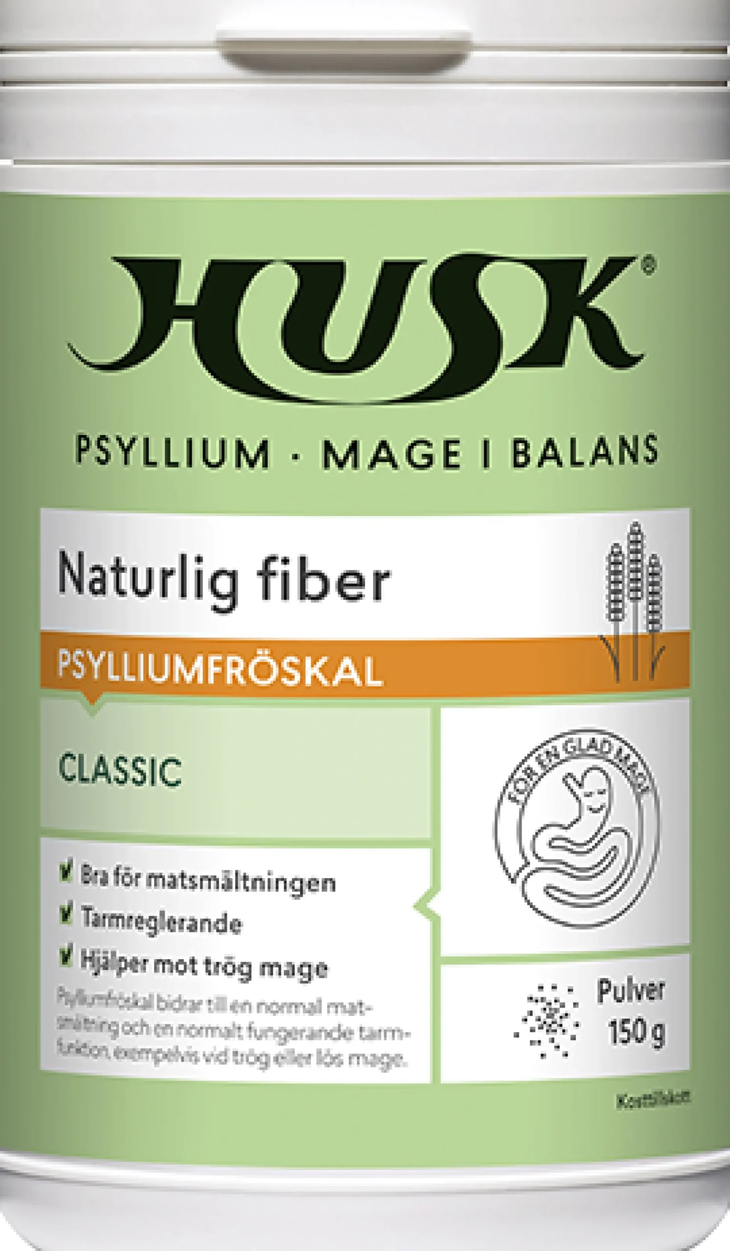 Husk Mage I Balans Naturlig Fiber Classic 150 g