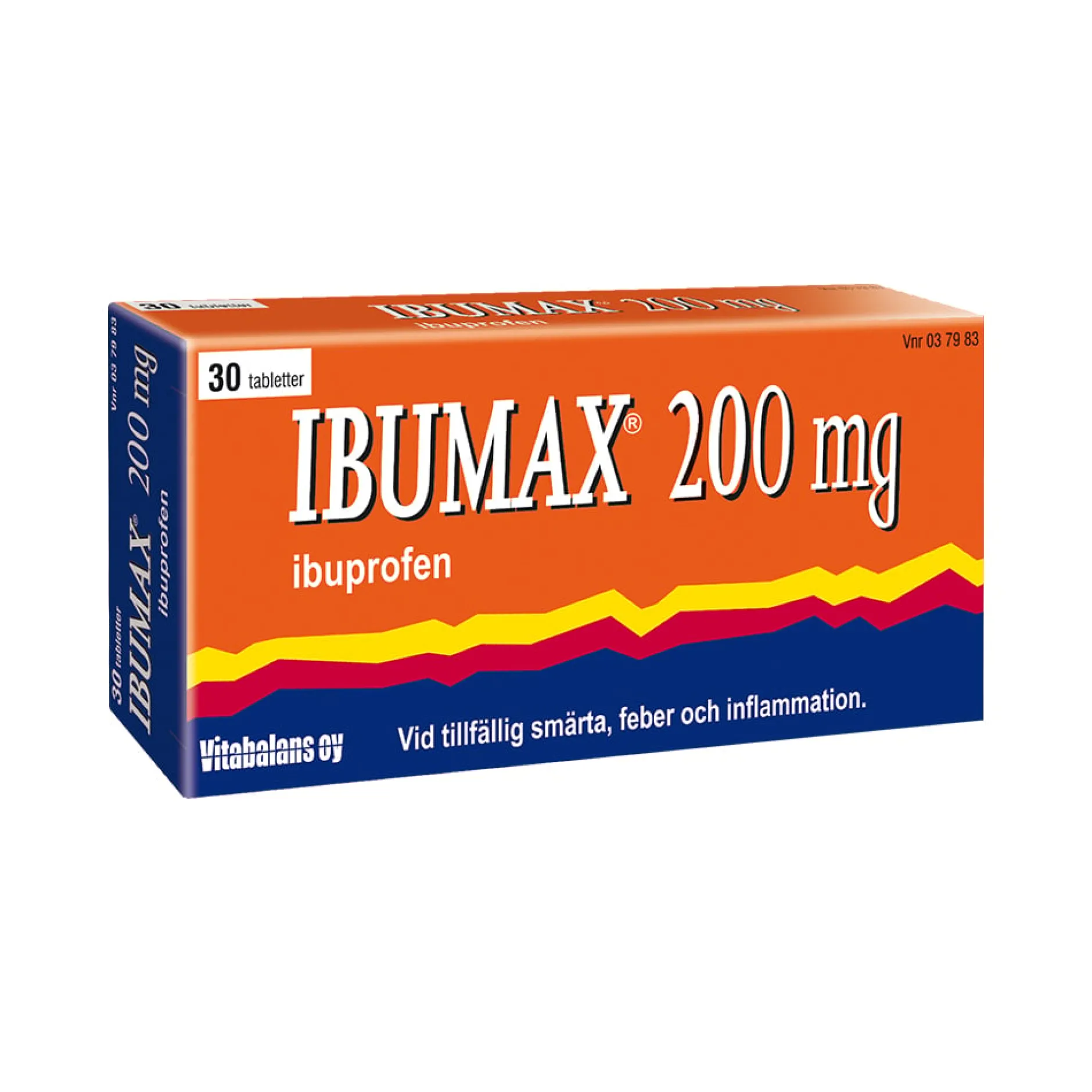 Ibumax 200 mg Ibuprofen 30 tabletter