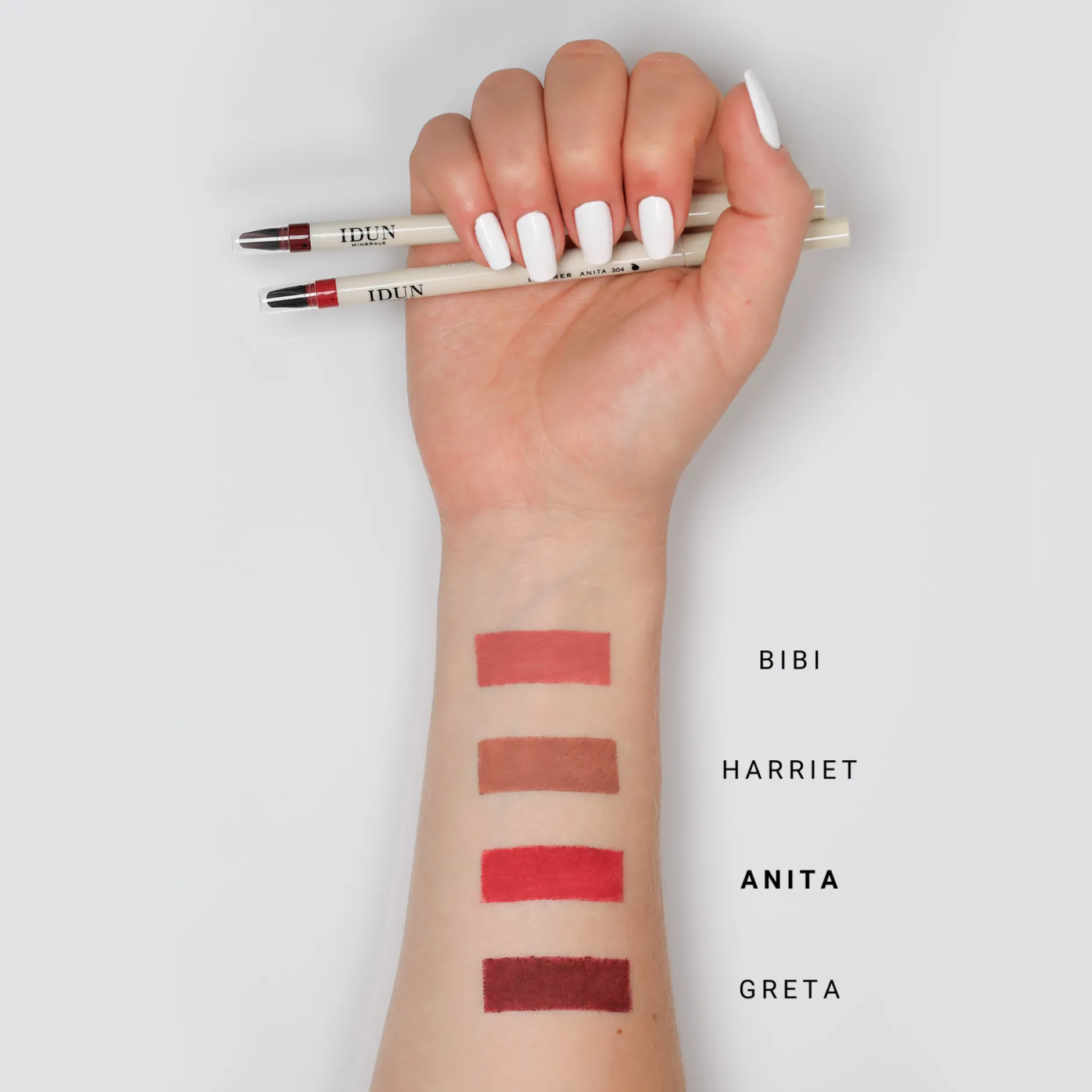 IDUN Minerals Lipliner Anita Raspberry Red