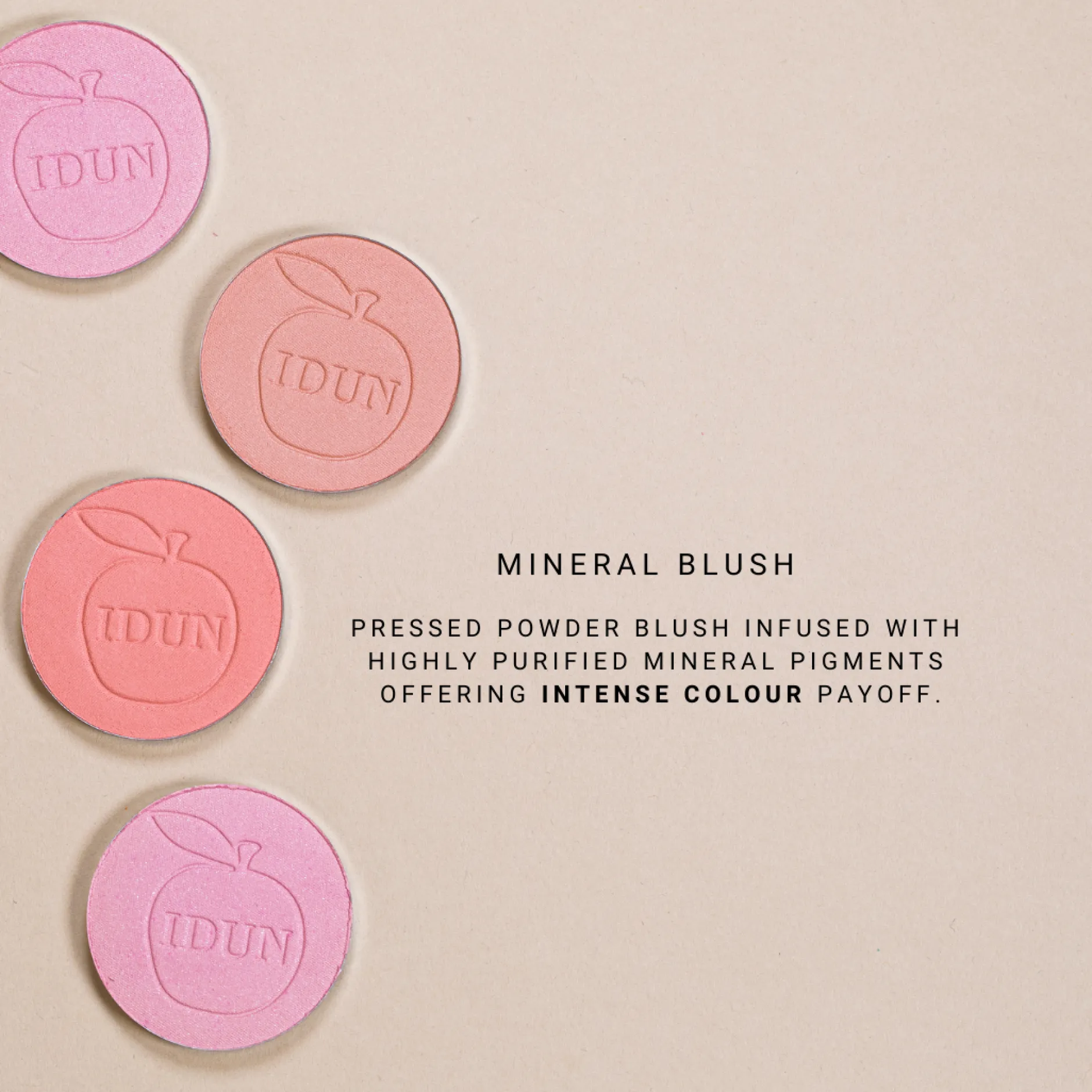 IDUN Minerals Mineral Blush Havtorn Brown Pink