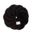 Imse Dubbelsidiga Bomullspads Black 10 st