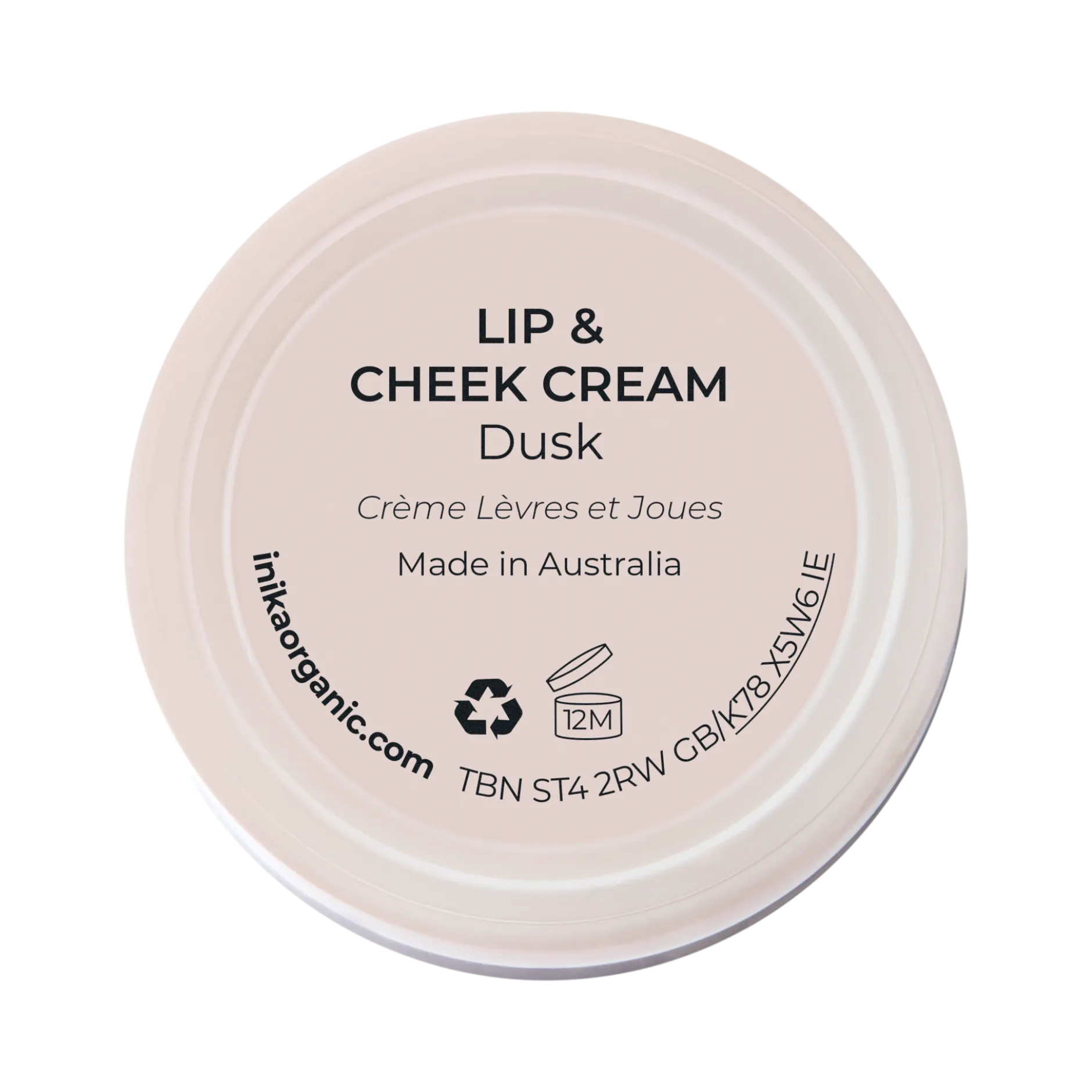 INIKA ORGANIC Lip & Cheek Cream Dusk 3,5g