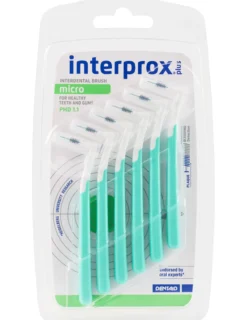 Interprox Vinkel Plus Micro Mellanrumsborste Grön 0,66 mm 6 st