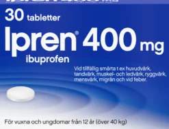 Ipren 400mg Ibuprofen 30 tabletter