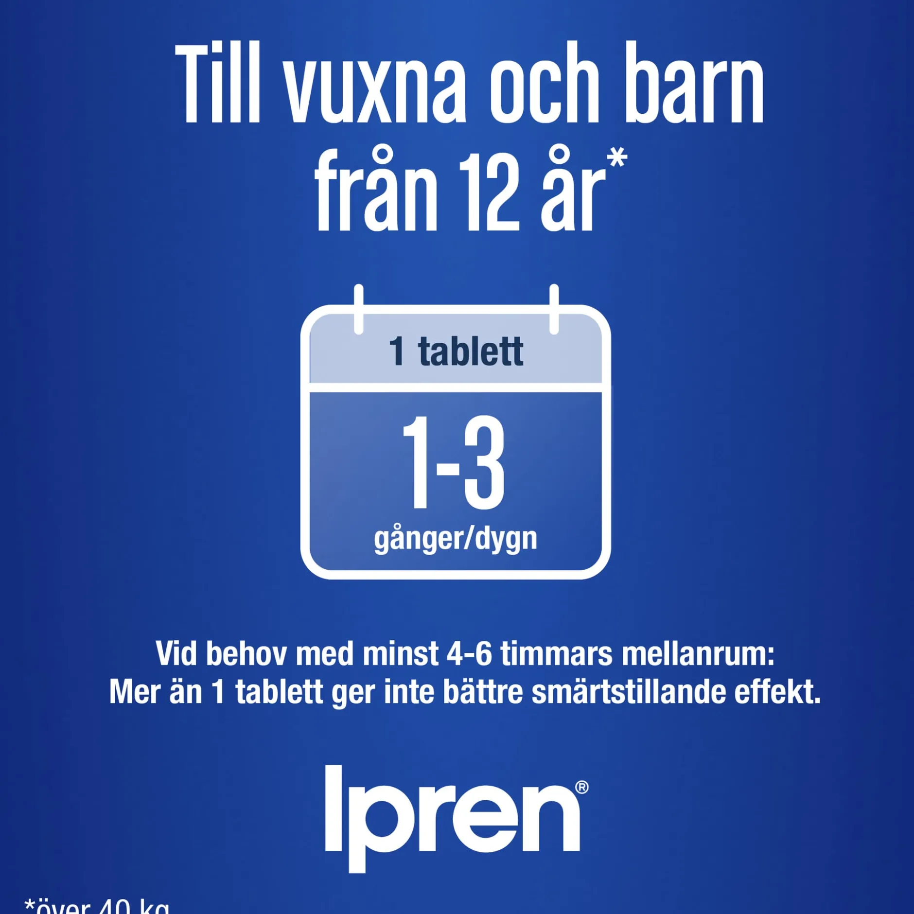 Ipren 400mg Ibuprofen 10 tabletter