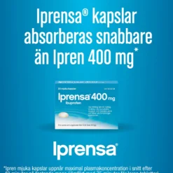 Iprensa 400mg Ibuprofen 20 mjuka kapslar
