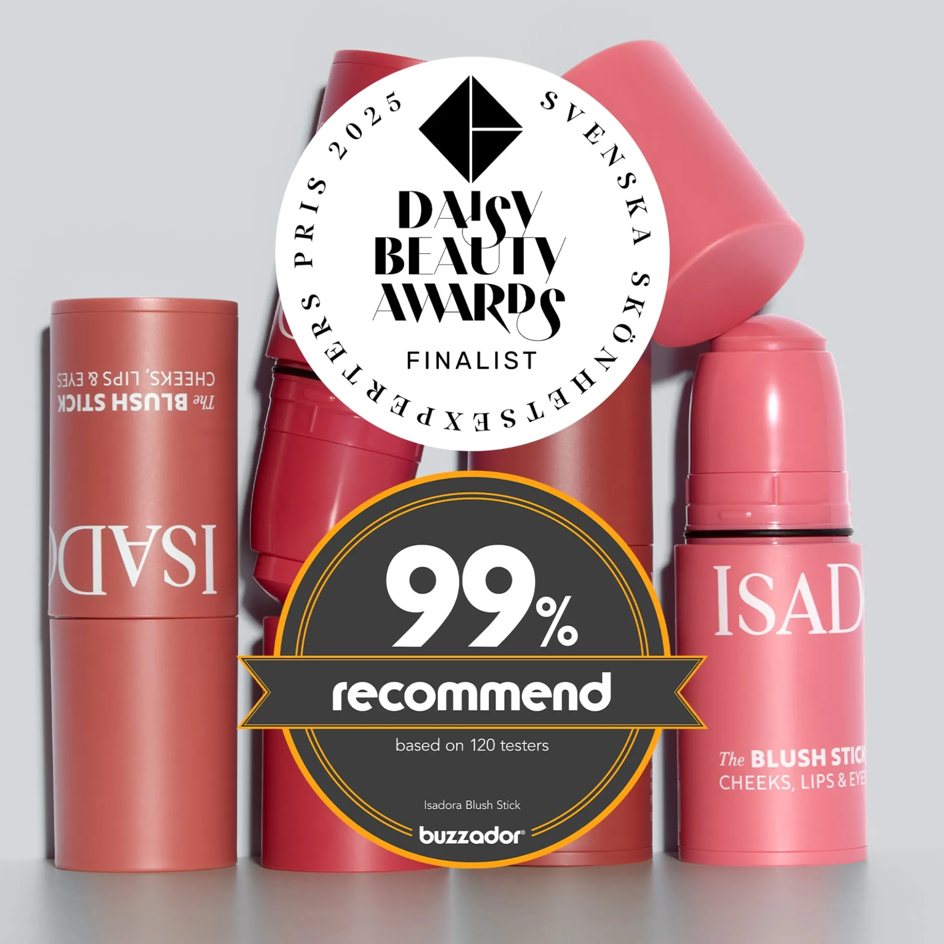 IsaDora Blush Stick 44 Coral Rose 5,5g
