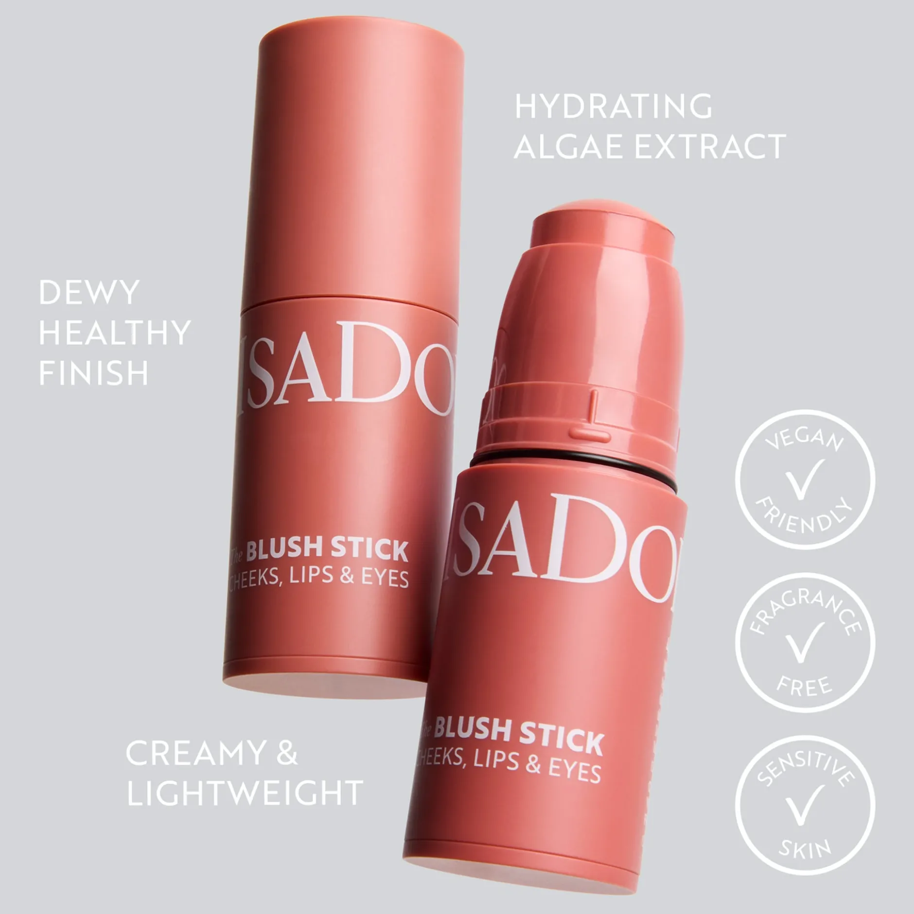 IsaDora Blush Stick 44 Coral Rose 5,5g