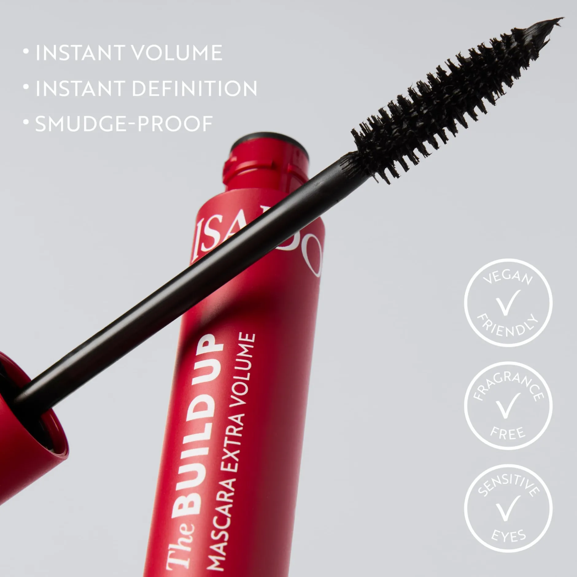 IsaDora Build Up Mascara Extra Volume 02 Dark Brown 10 ml