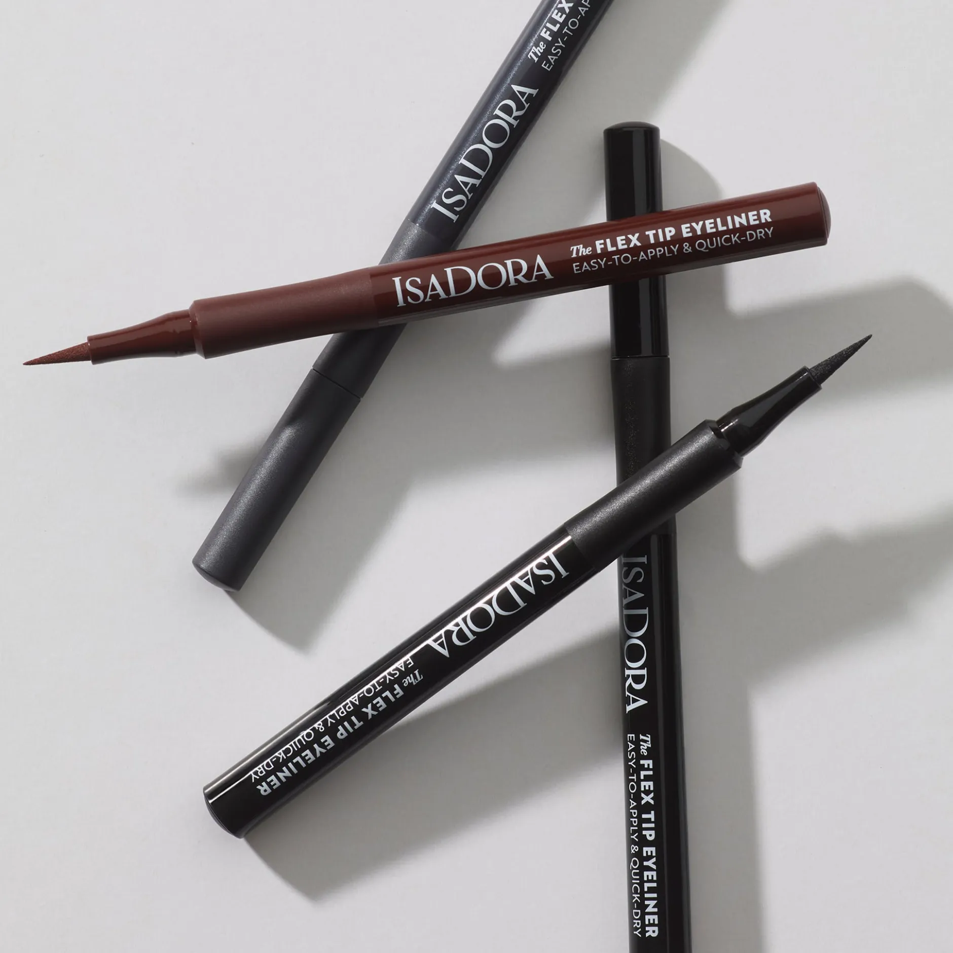 IsaDora Flex Tip Eyeliner Matt Black 1,2 ml