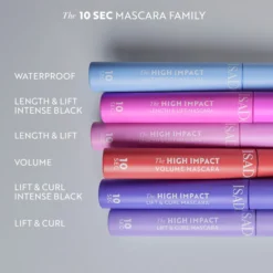 IsaDora 10 Sec High Imp Waterproof Mascara 01 Black 9 ml