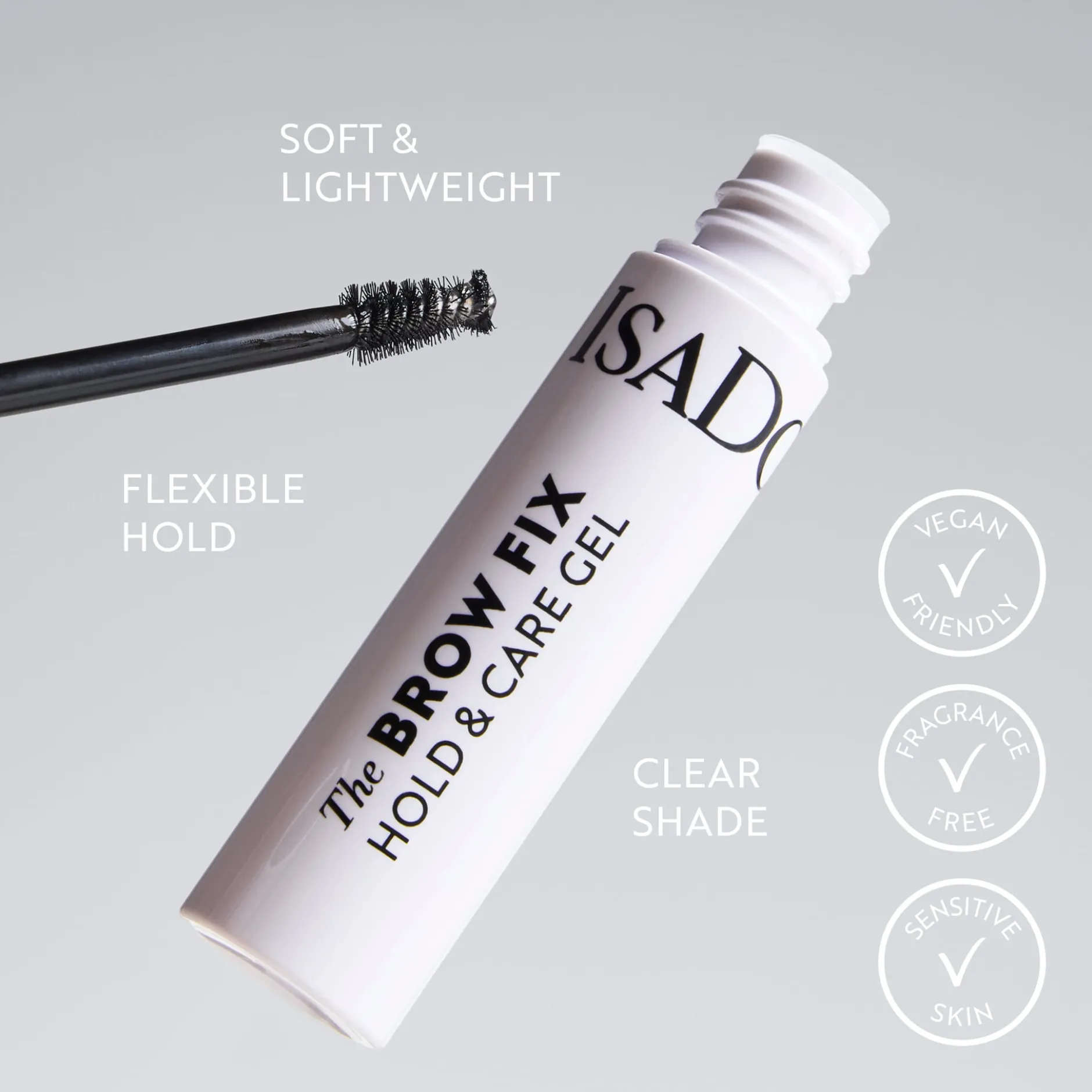 Isadora The Brow Fix Hold & Care Gel 00 Clear 3,5 ml